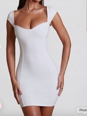 amina mini dress pink Vespera Bandage Mini Dress in Pink